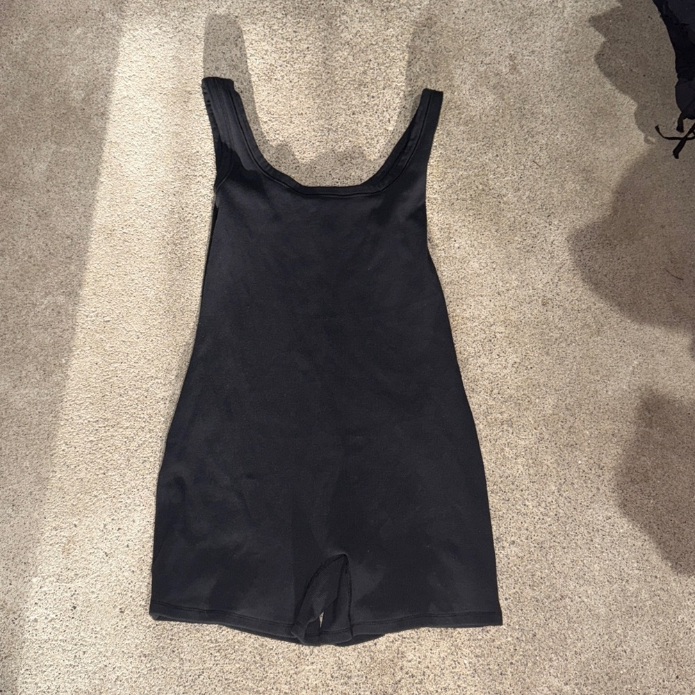 Skims Stretch Cotton Rib Romper - Picture 3 of 5